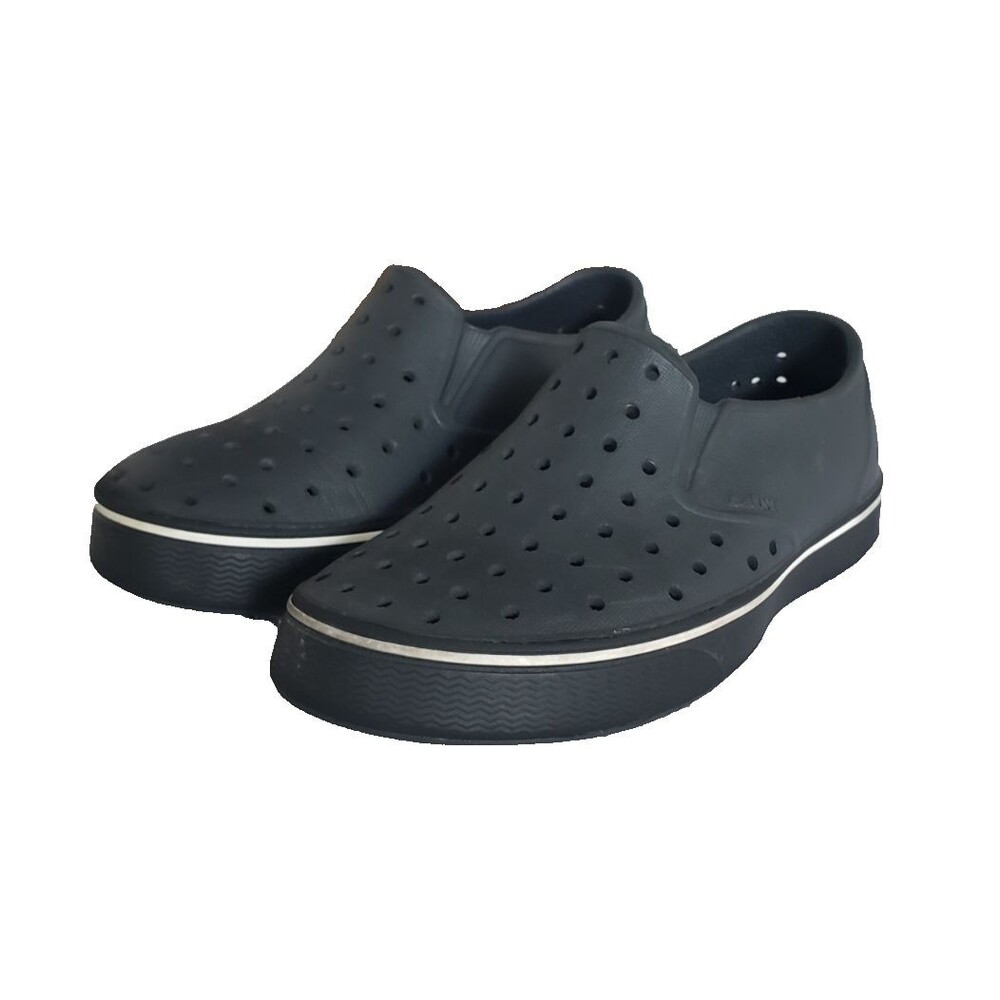 Native Miles Shoes Black Slip On Water Shoes Lite Kids Size C13
